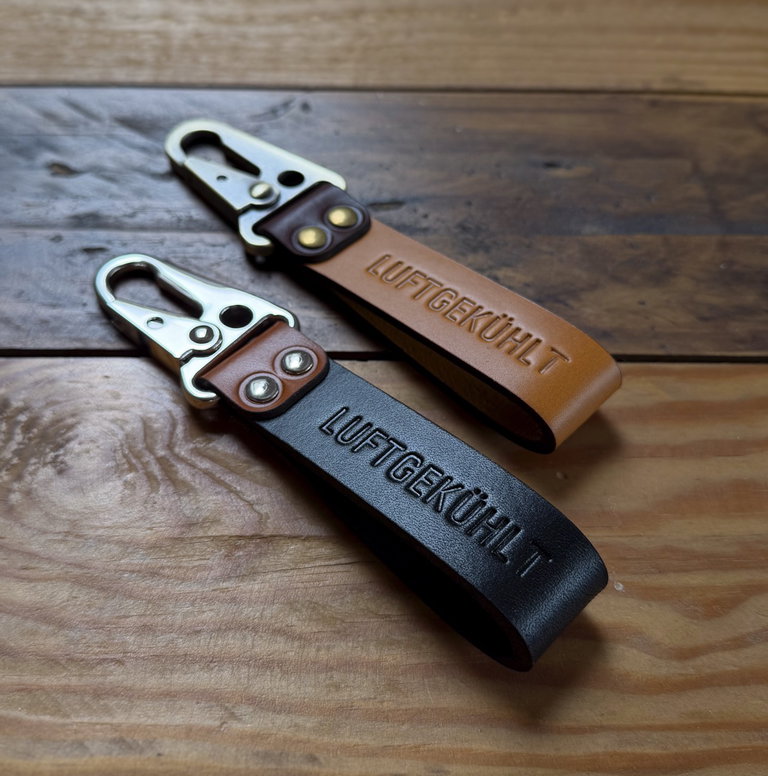 Leather key fob 